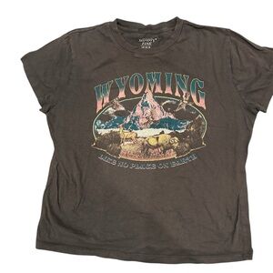 Mighty Fine Black Wyoming T-Shirt